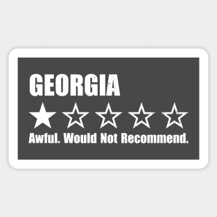 Georgia One Star Review Sticker